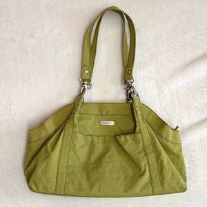 Baggalini Baby Hampton Nylon Shoulder Tote Bag Purse Travel